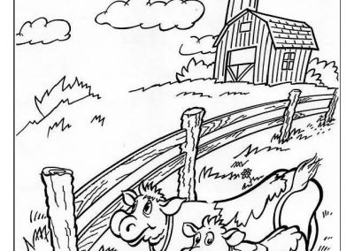 Stay Behind The Fence – Coloring