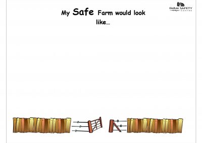 My Safe Farm Would Look Like – Drawing Activity