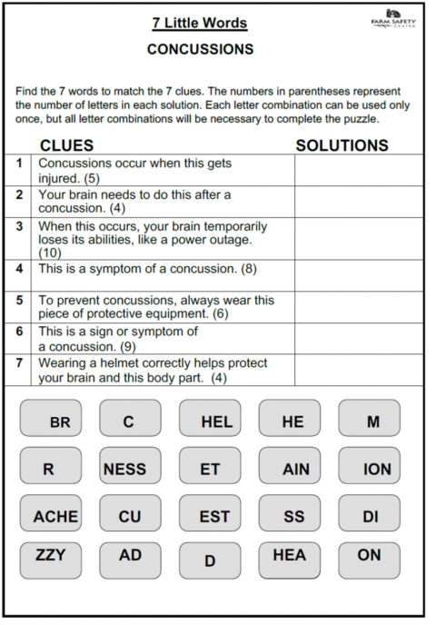 seven-little-words-farm-safety-centre